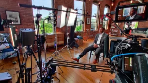 NON-PROFIT boston video case study behind the scenes photo